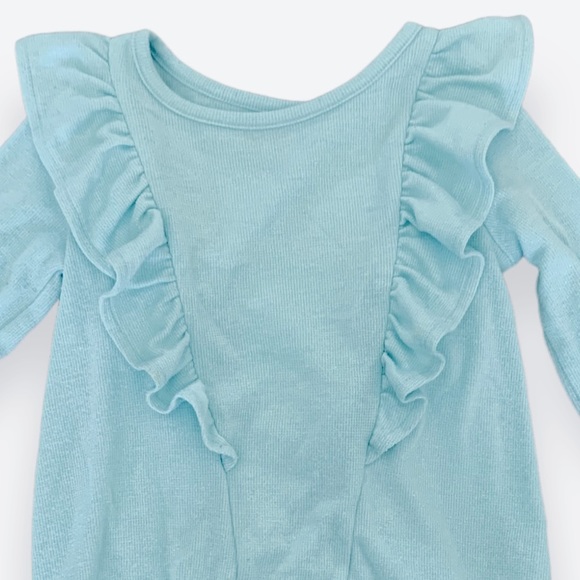 Cat & Jack Toddler Girls Knit Ruffle Top 2T - Picture 2 of 2